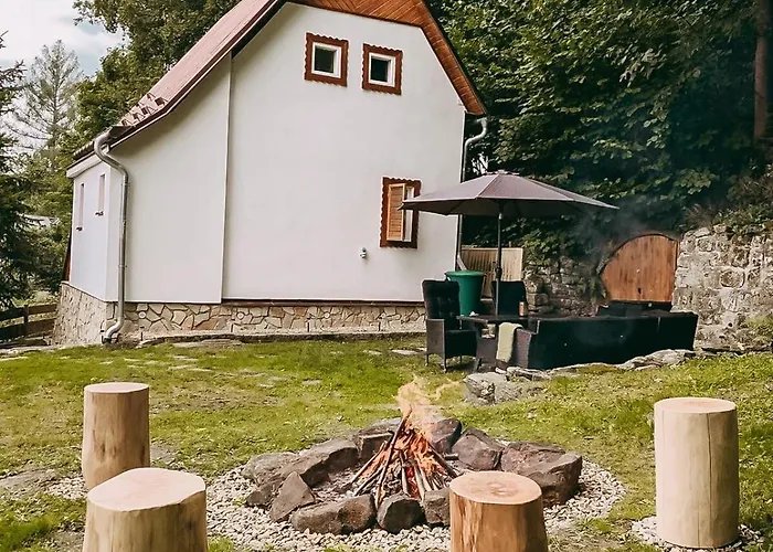 Cozy Modern By The Forest Chřibská